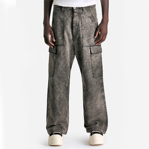 릭 오웬스 다크쉐도우 디스트레스드 카고 팬츠