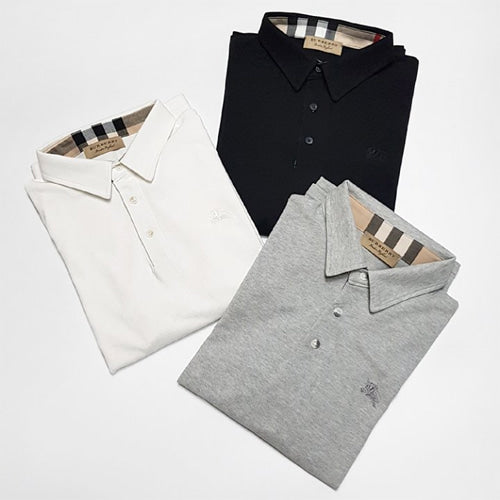 (국내배송) 버버리 체크포인트 카라티 ~3Color~