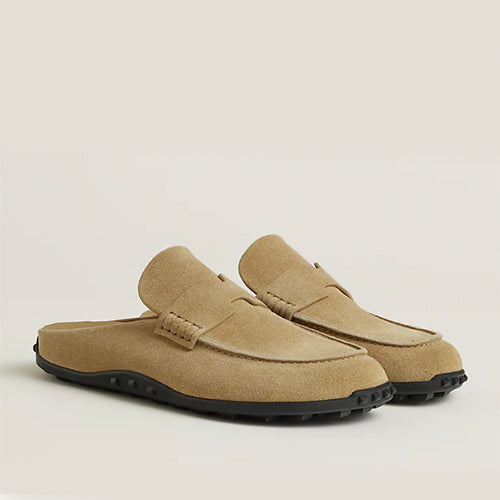 에르메스 믹스 뮬 스웨이드 베이지