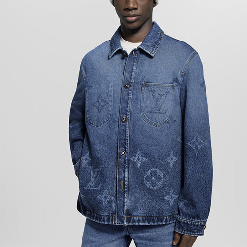 루이비통 모노그램 데님 워크웨어 오버셔츠