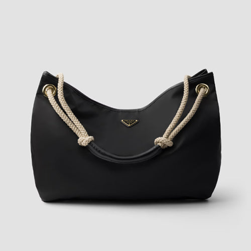 프라다 마리너 리나일론 라지 숄더백 블랙