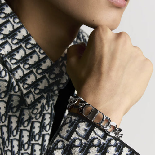 디올 CD 아이콘 체인 링크 팔찌 ~2Color~