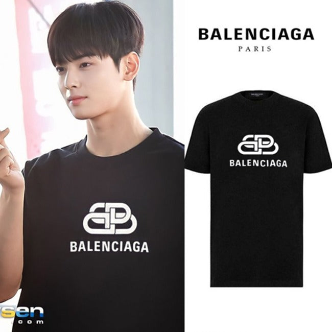 (국내배송, 당일출고) 발렌시아가 뉴로고 티셔츠 컬렉션 (차은우 착용)