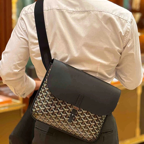 고야드 쿠르지에 메신저 크로스백 블랙