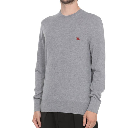 (국내배송, 당일출고) 버버리 기마 엠브로이더리 케시미어 니트 그레이