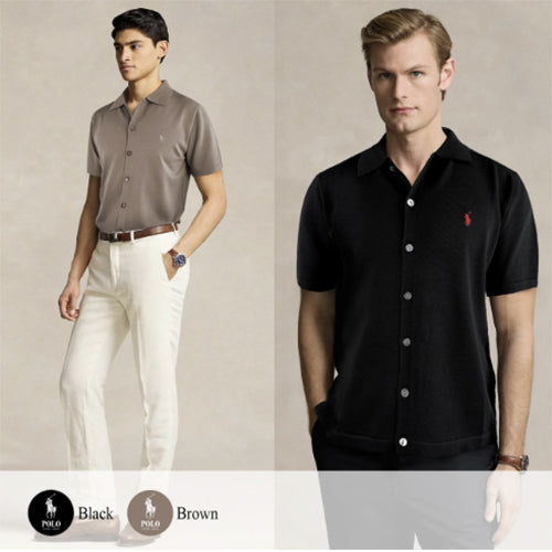 (국내배송, 당일출고) 폴로 랄프로렌 버튼 카라 니트 셔츠~2Color~