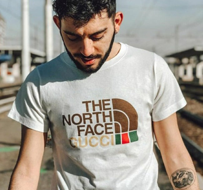 (국내배송, 당일출고) 구찌 X 노스페이스 콜라보 반팔 티셔츠 - 재입고 -