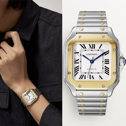 까르띠에 산토스 드 까르띠에 워치 - medium 모델