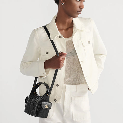 디올 D-Dream 미니 핸드백 블랙