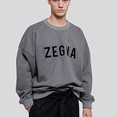 (국내배송, 당일출고) 피어오브갓 X 제냐 로고 크루넥 맨투맨 티셔츠 - 재입고!