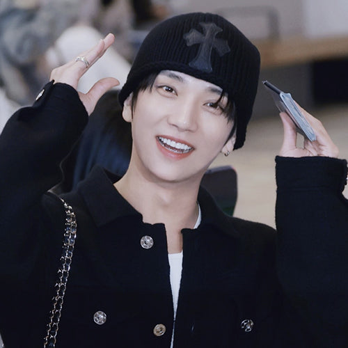 크롬하츠 크로스 레더 패치 코튼 비니 모자 ~3Color~ (조슈아 착용)