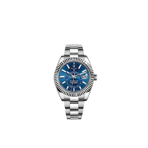 로렉스 SKY-DWELLER 오이스터 스틸 실버 청판 42MM