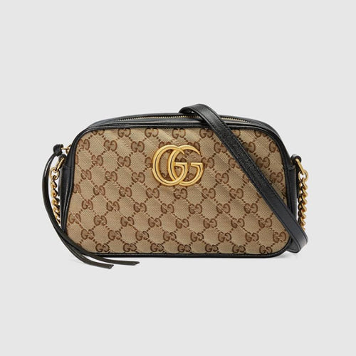 구찌 GG 마몬트 캔버스 스몰 숄더 백