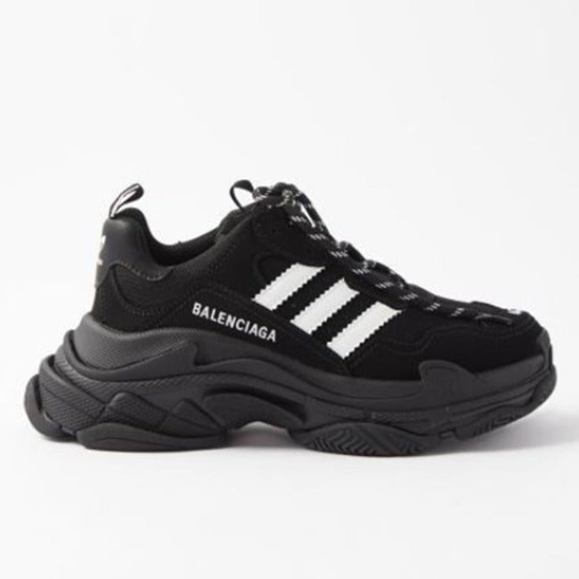 발렌시아가 X 아디다스 트리플S 블랙
