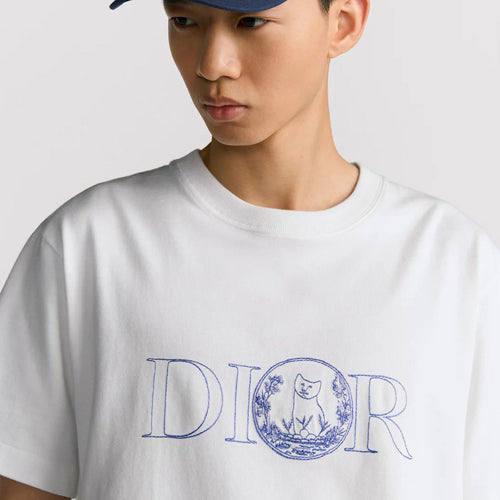 (국내배송, 당일출고) 디올 X 하일톤 넬 릴렉스드 반팔 티셔츠