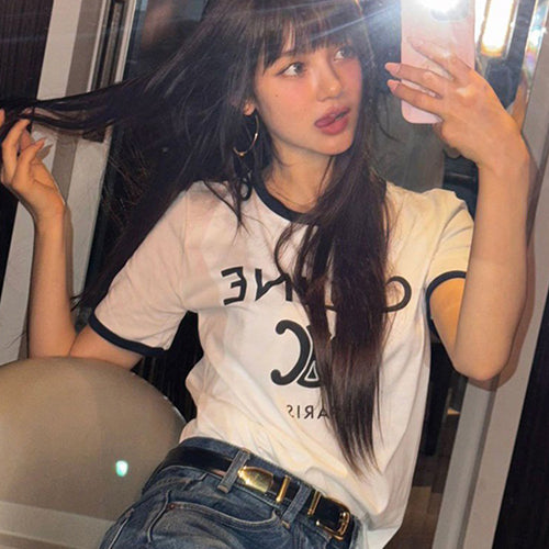 (국내배송, 당일출고) 셀린느 PARIS 트리옹프 반팔 티셔츠 (다니엘, 고현정 착용)