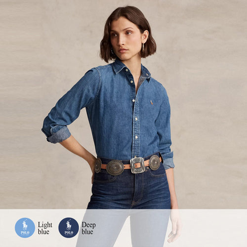 (국내배송, 당일출고) 폴로 랄프로렌 여성용 데님 셔츠 ~2Color~