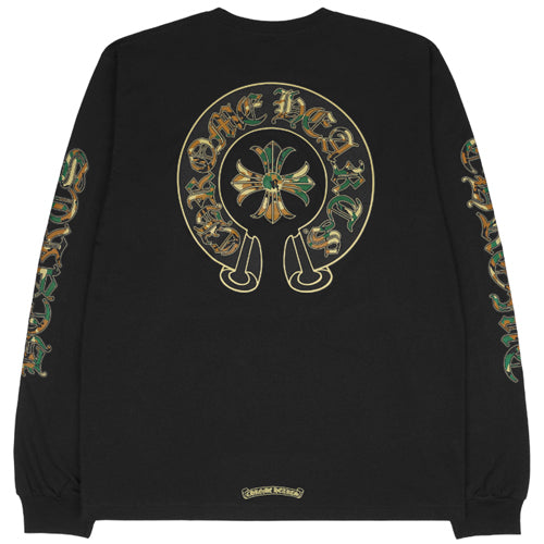 (국내배송) 크롬하츠 카모 홀스슈 오버핏 긴팔 티셔츠 ~2Color~