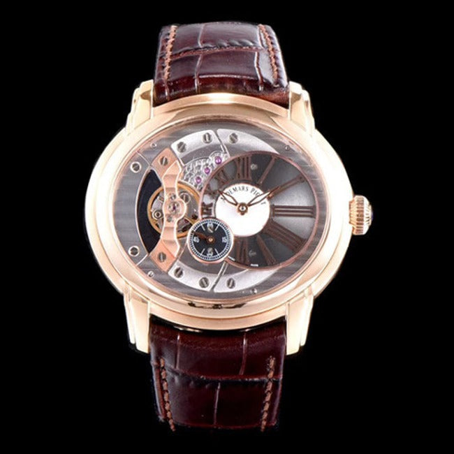 오데마 피게 밀리너리 4101 와치 브라운 47 mm