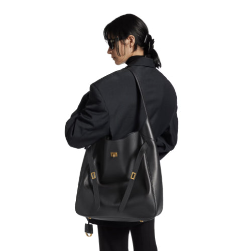 발렌시아가 벨 에어 라지 호보백 블랙