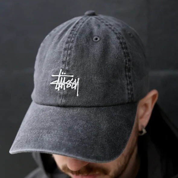 (국내배송) 스투시 베이직 로고 자수 워싱 볼캡 ~4Color~