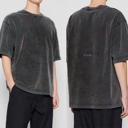 (국내배송) 아크네스튜디오 로고 패치 코튼 반팔 티셔츠