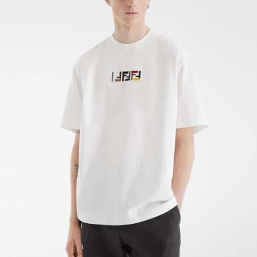 (국내배송, 당일출고) 펜디 FF 로고 자수 반팔 티셔츠