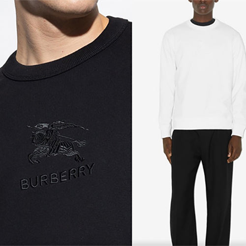 (국내배송, 당일출고) 버버리 기마상 레터링 자수 맨투맨~2Color~
