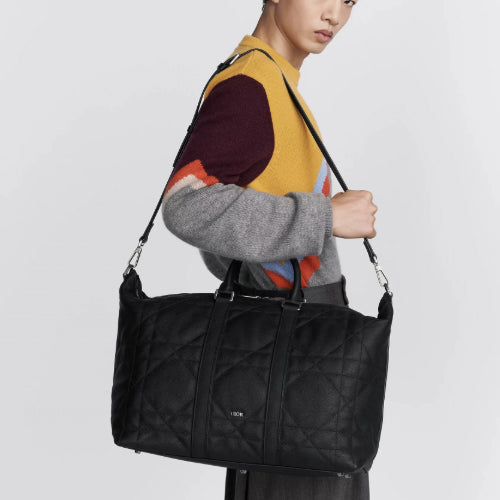 디올 위켄더 40 블랙 맥시까나쥬 보스턴백