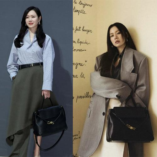 보테가베네타 차오차오 핸드백 블랙 (손예진 착용)