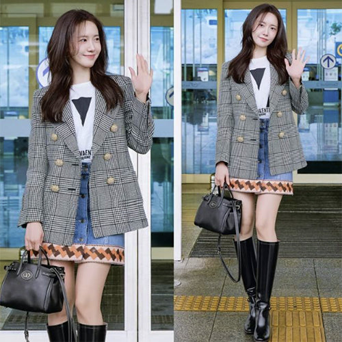 발렌티노 가라바니 앙티브 스몰 레더 쇼퍼백 (윤아 착용)