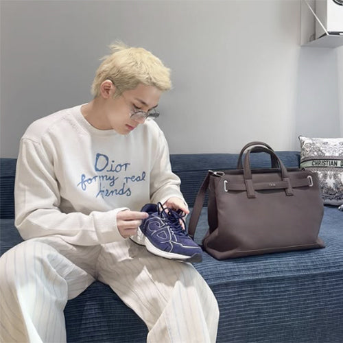 디올 노르망디 토트백 브라운(민규 착용)