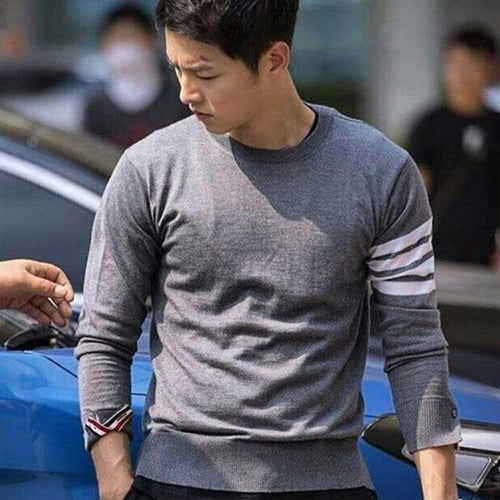 (국내배송) 톰브라운 사선 니트 - 송중기 착용 !! 4Color