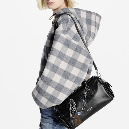 루이비통 스피디 카고 바이브 핸드백 블랙