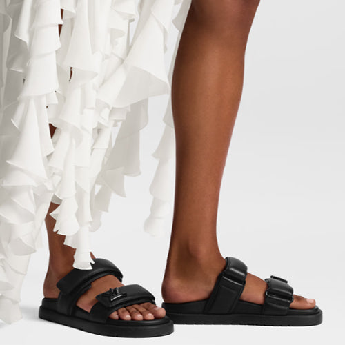 루이비통 LV 선셋 플랫 컴포트 슬리퍼