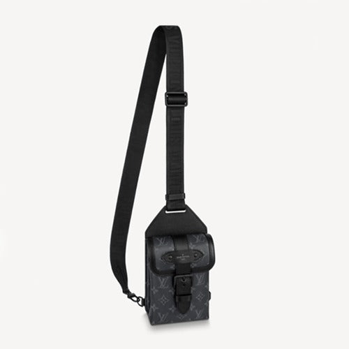 루이비통 한정판 소뮈르 슬링백 블랙