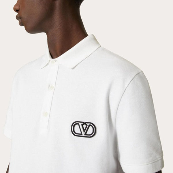 (국내배송, 당일출고) 발렌티노 시그니처 V로고 폴로 반팔 티셔츠