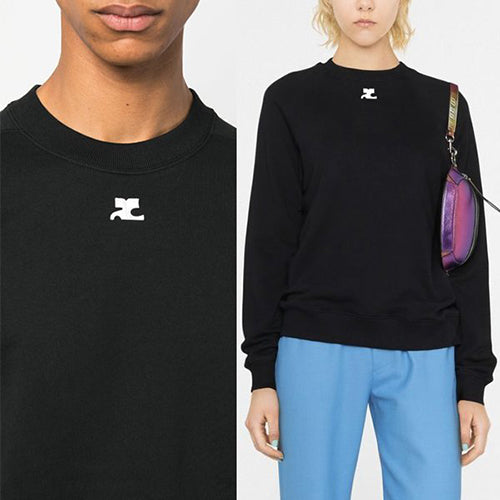 (국내배송) 꾸레쥬 로고패치 맨투맨