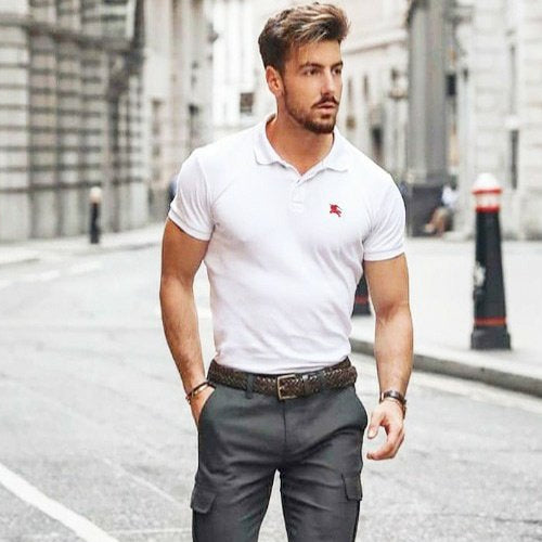 (국내배송, 당일출고) 버버리 자수 PK 반팔 카라티셔츠