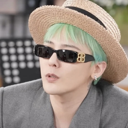 (국내배송) 발렌시아가 다이내스티 렉탱글 선글라스 블랙 BB0096S