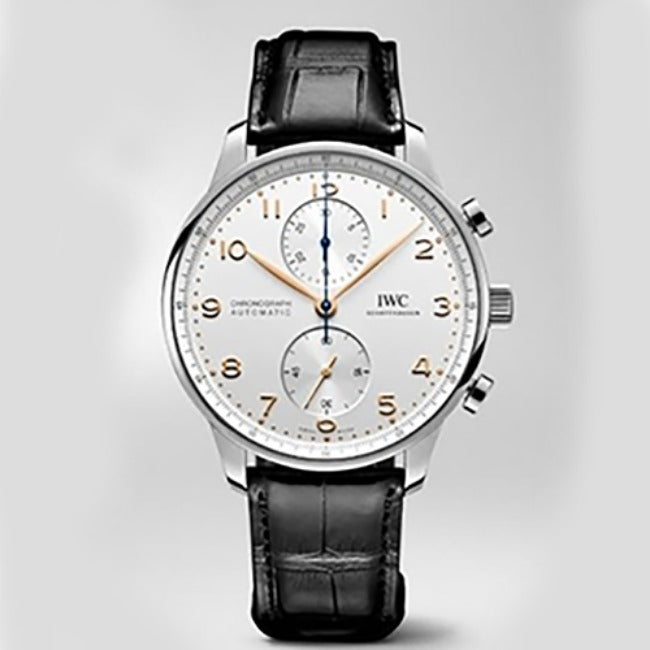 IWC 포르투기즈 크로노그래프 오토매틱 은장 41mm