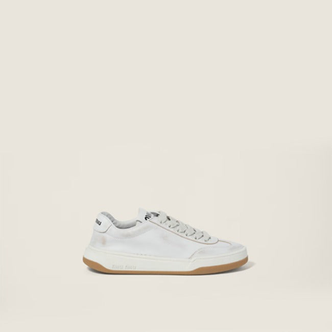 미우미우 블리치드 레더 스니커즈