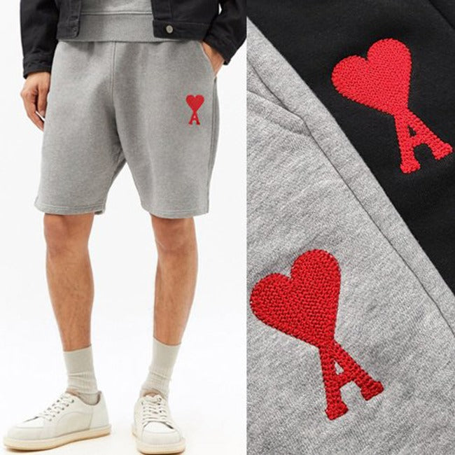 (국내배송) 아미 레드하트 팬츠 반바지 ~2Color~