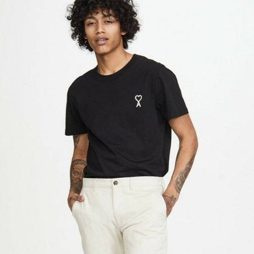 (국내배송) Ami 체인스티치 반팔 티셔츠 ~2Color~ - 재입고 -