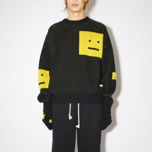 (국내배송) 아크네 멀티 페어뷰 자수 울 니트 - 남여공용 - -서울당일출고-