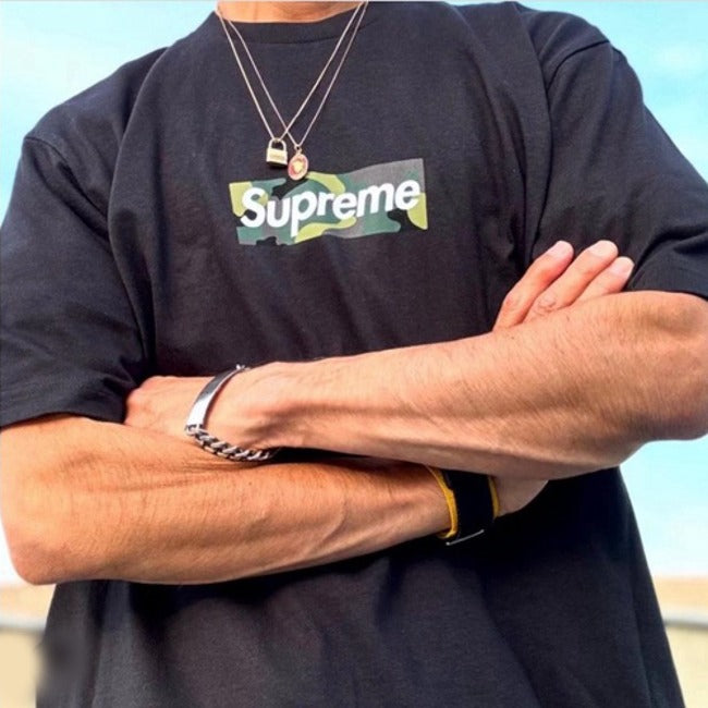 (국내배송) 슈프림 카모 박스로고 반팔티셔츠 ~2color~