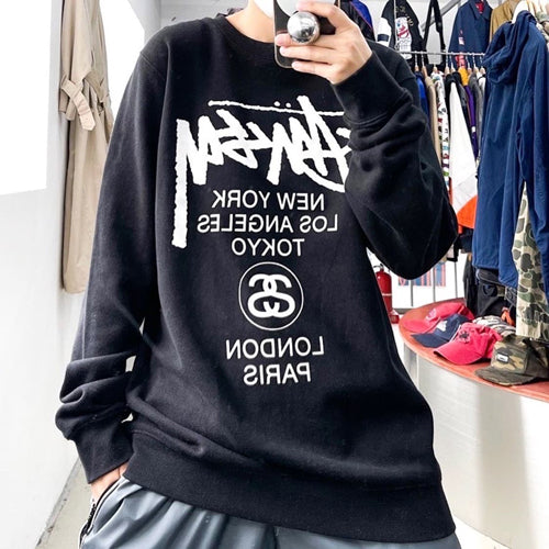 (국내배송) 스투시 월드 투어 크루넥 맨투맨 ~2Color~