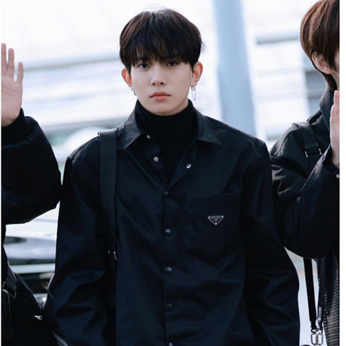 (국내배송) 프라다 리나일론 셔츠 블랙