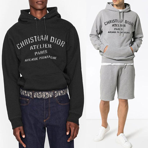 (국내배송) 디올 아뜰리에 로고 후드 티셔츠 ~2Color~