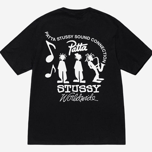 (국내배송) 스투시 X 파타 커넥션 오버핏 반팔 티셔츠 ~2Color~